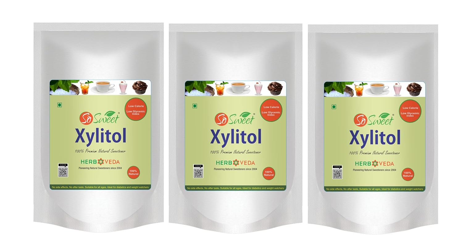 So Sweet Xylitol Sugar Free Natural Sweetener For Diabetes 750gm (Pack