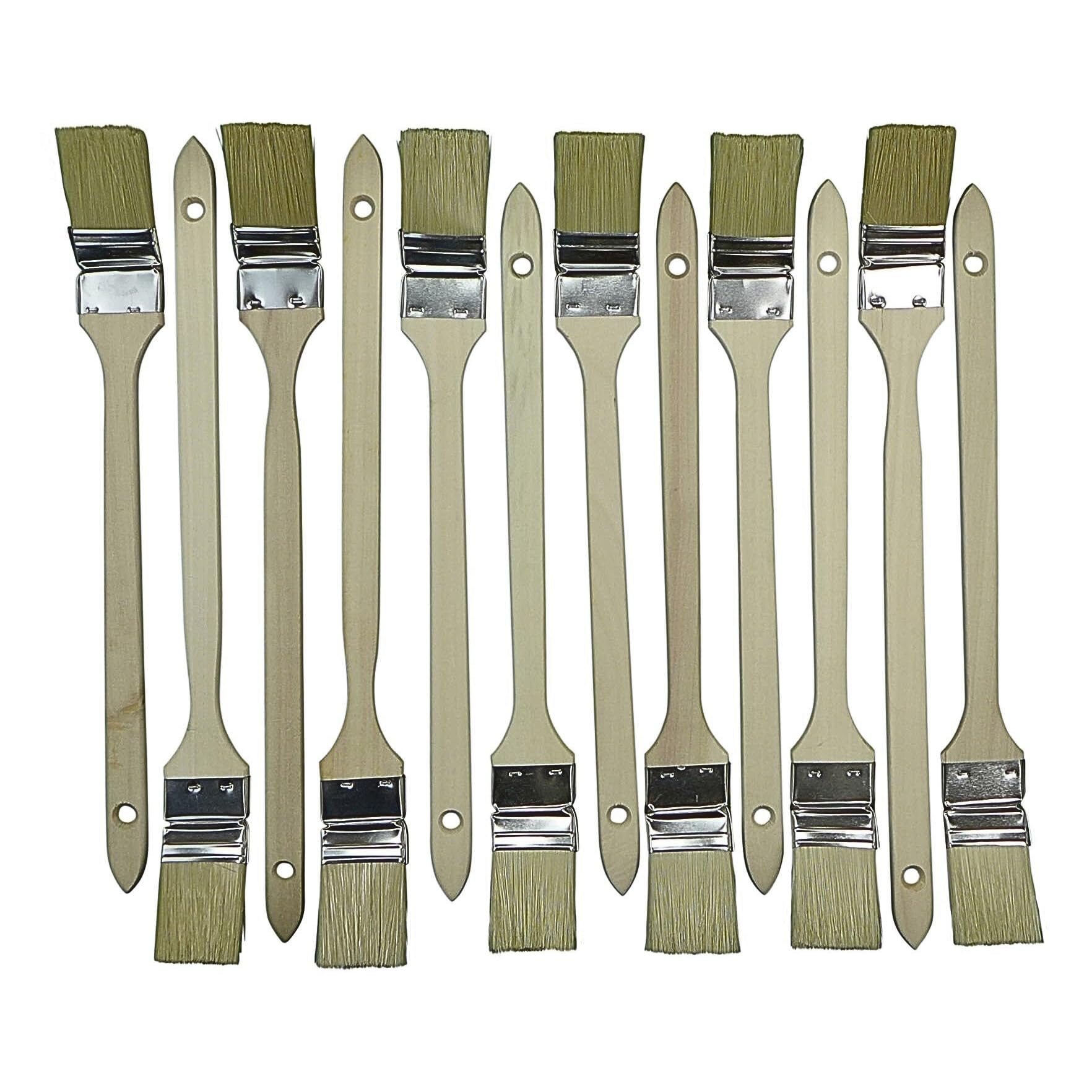 ROTIX -98117 12 x Brochas para radiadores de esquinas, 50 mm de cerdas de polimix