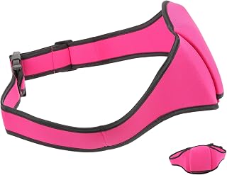 Baluue Bolsa de Cintura Ajustable para Micrófono Portátil con Cinturón Resistente para Fitness y Deportes Diseño Elegante y Duradero para Entrenadores y Presentadores Color Rosa