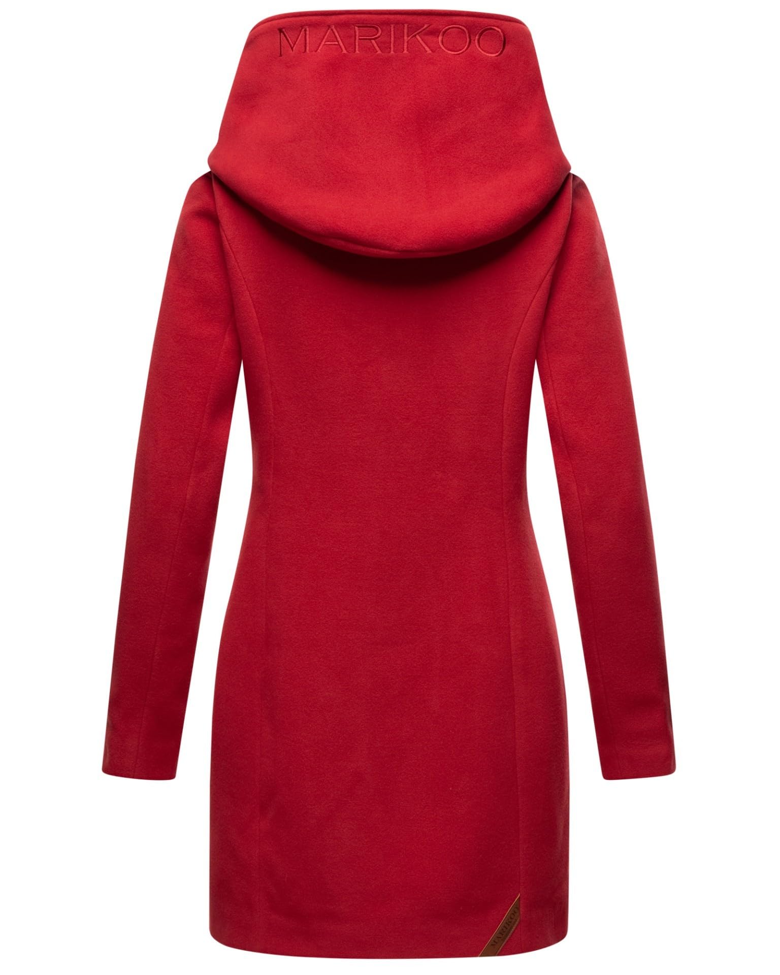 Marikoo B819 - Cappotto da donna, invernale, trench, parka, giacca lunga per la mezza stagione