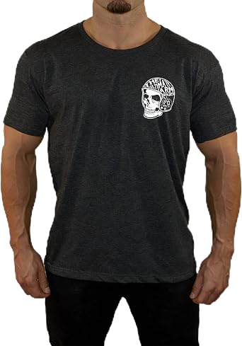 Fat Gripz New FGZ Skull Shirt - Grey White