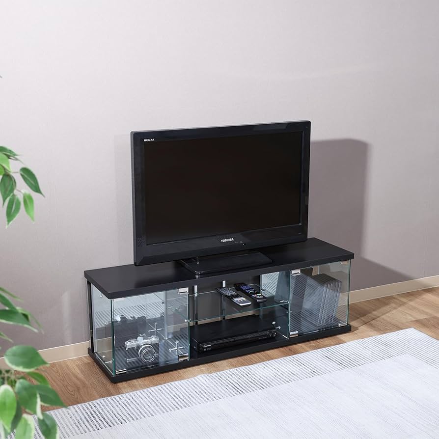 ガラスコレクションＴＶボード BAAL 幅110cm ホワイト [5133] ガラスコレクションTVボード BAAL 幅110cm ホワイト [5133