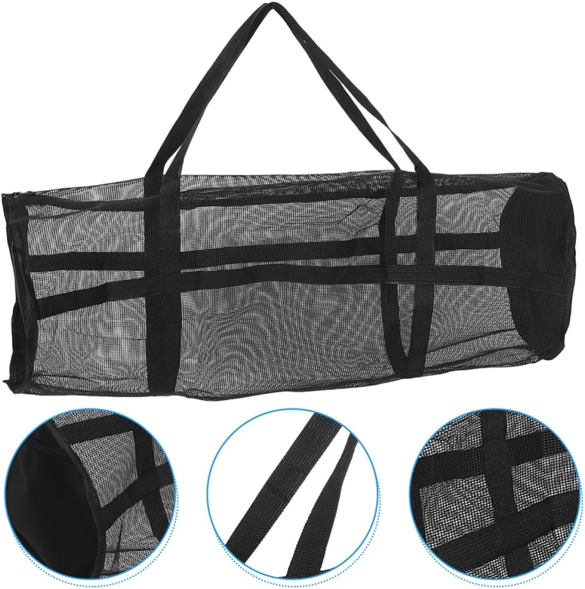 BESPORTBLE Sports Bag Breathable Pvc Material Mesh Large Capacity with Dual Shoulder Straps Gym Training Athletic Gear Equipment Bag for Basketball Football Soccer Storage