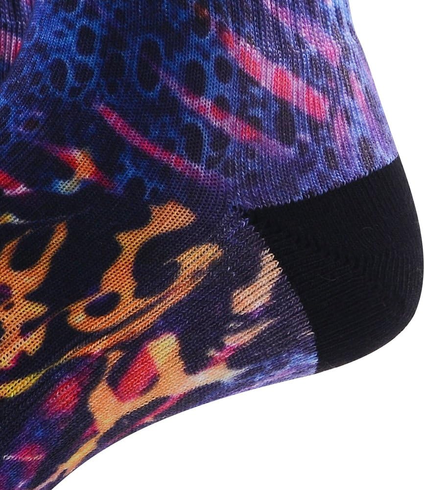 MEIKAN 3, 4, 5, 6 Pairs Men's Novelty Socks,Digital Printing Funky Patterned Crew Socks 3, 4, 5, 6 Pairs
