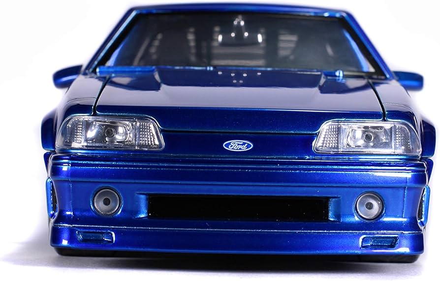 Amazon.com: Jada Toys Bigtime Muscle 1:24 1989 Ford Mustang GT Die