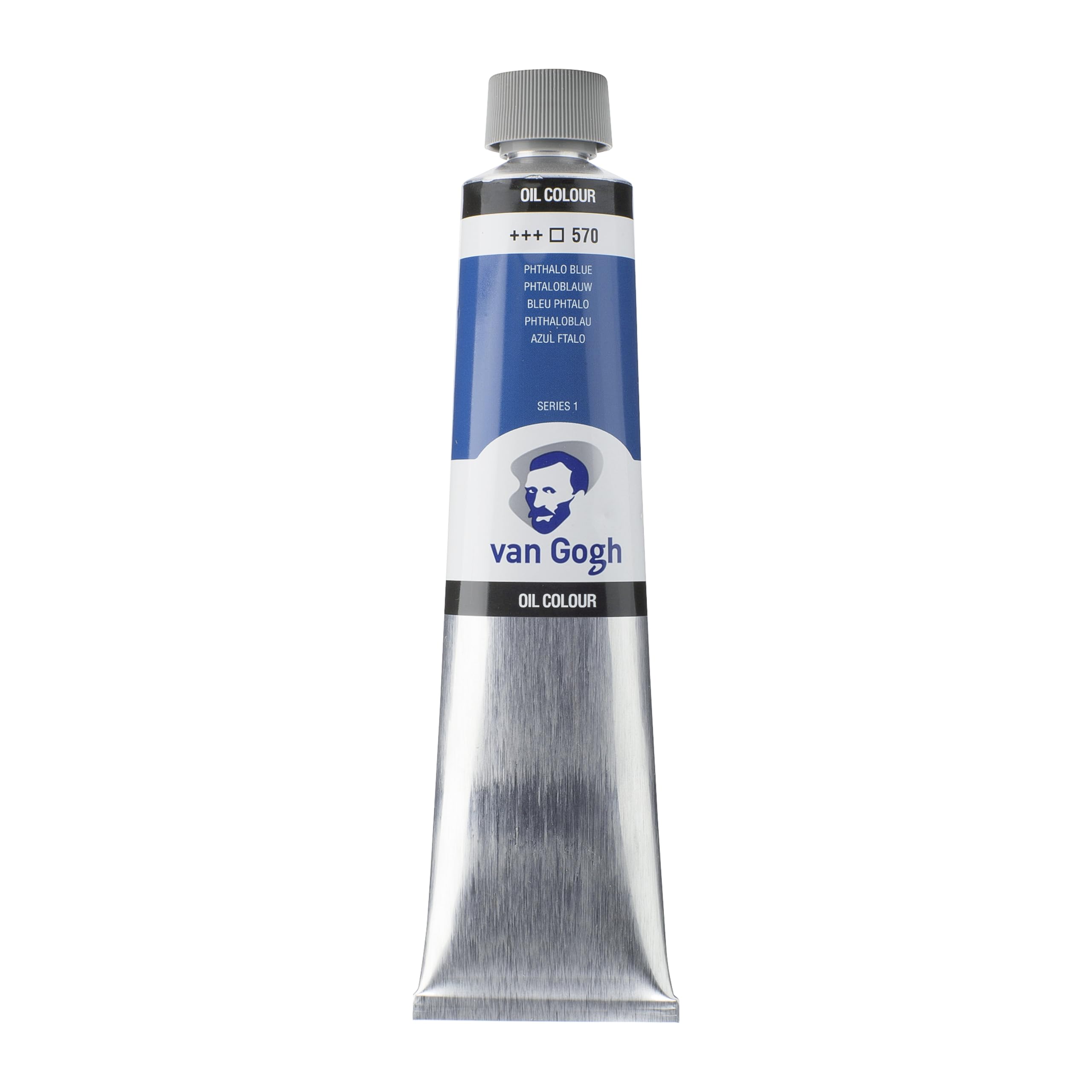 Royal Talens Van Gogh Oil Paint Tube 200ml Phthalo Blue S1 For Artists