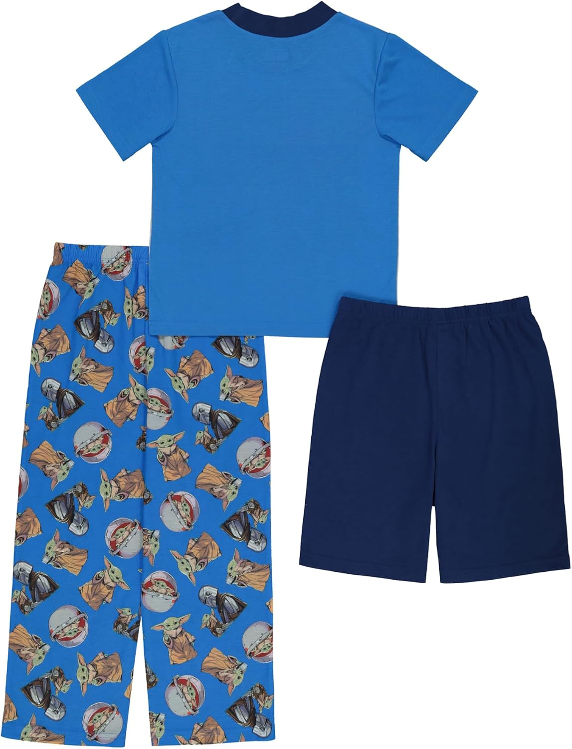 STAR WARS Boys' 3-piece Loose-fit Pajama Set, Soft & Cute for Kids