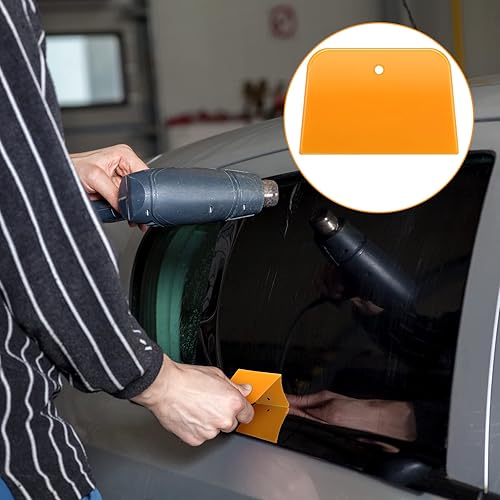 Miniatura 6 de 200 unidades de esparcidores de 4 pulgadas para cubrir el cuerpo del automóvil, reutilizables, de plástico, raspador de pintura de plástico para