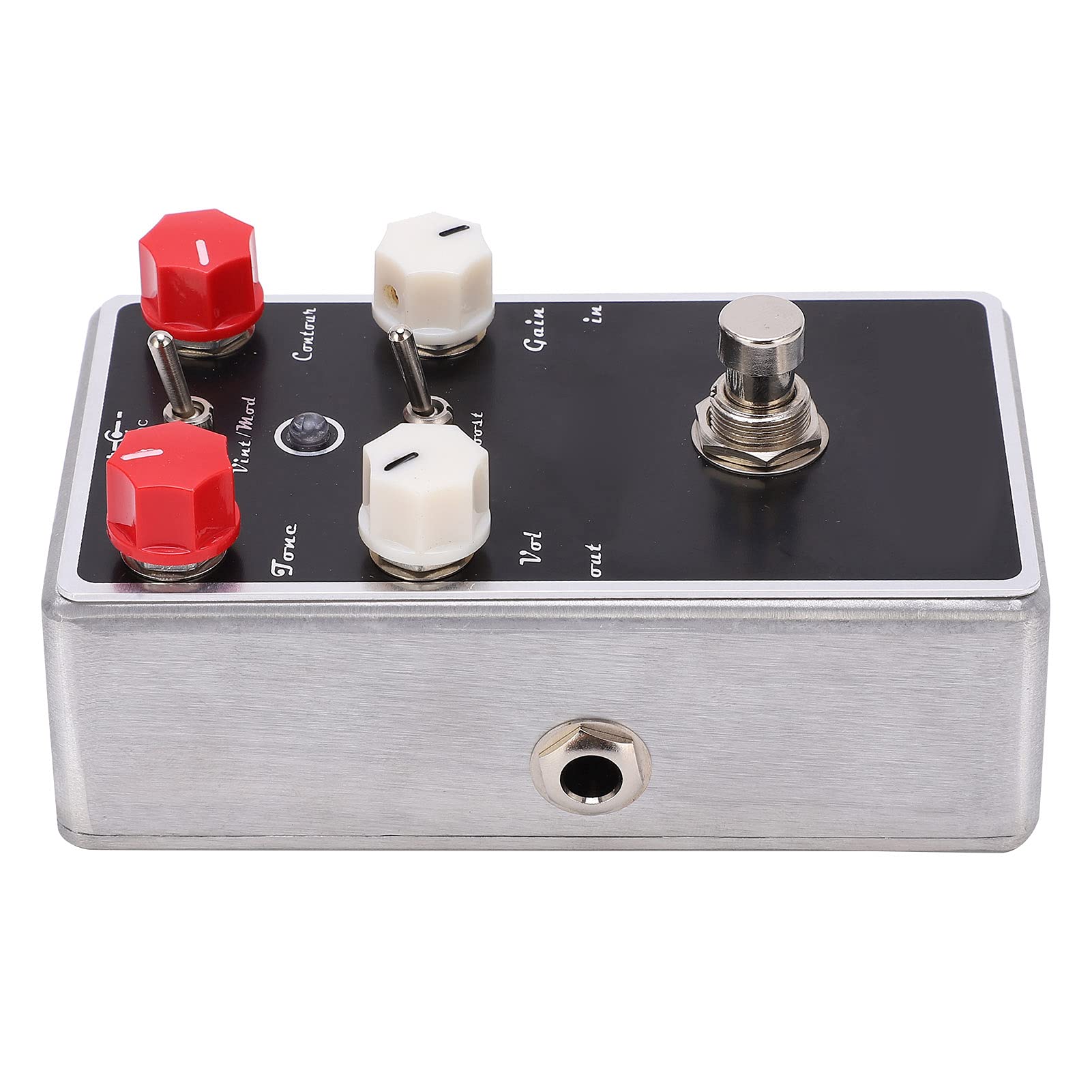 Pedale effetto per chitarra Professionale Brown Distortion True Bypass Heavy Metal Sound Enhancer per chitarristi elettrici Nero Dimensioni compatte Durevole Custodia interamente