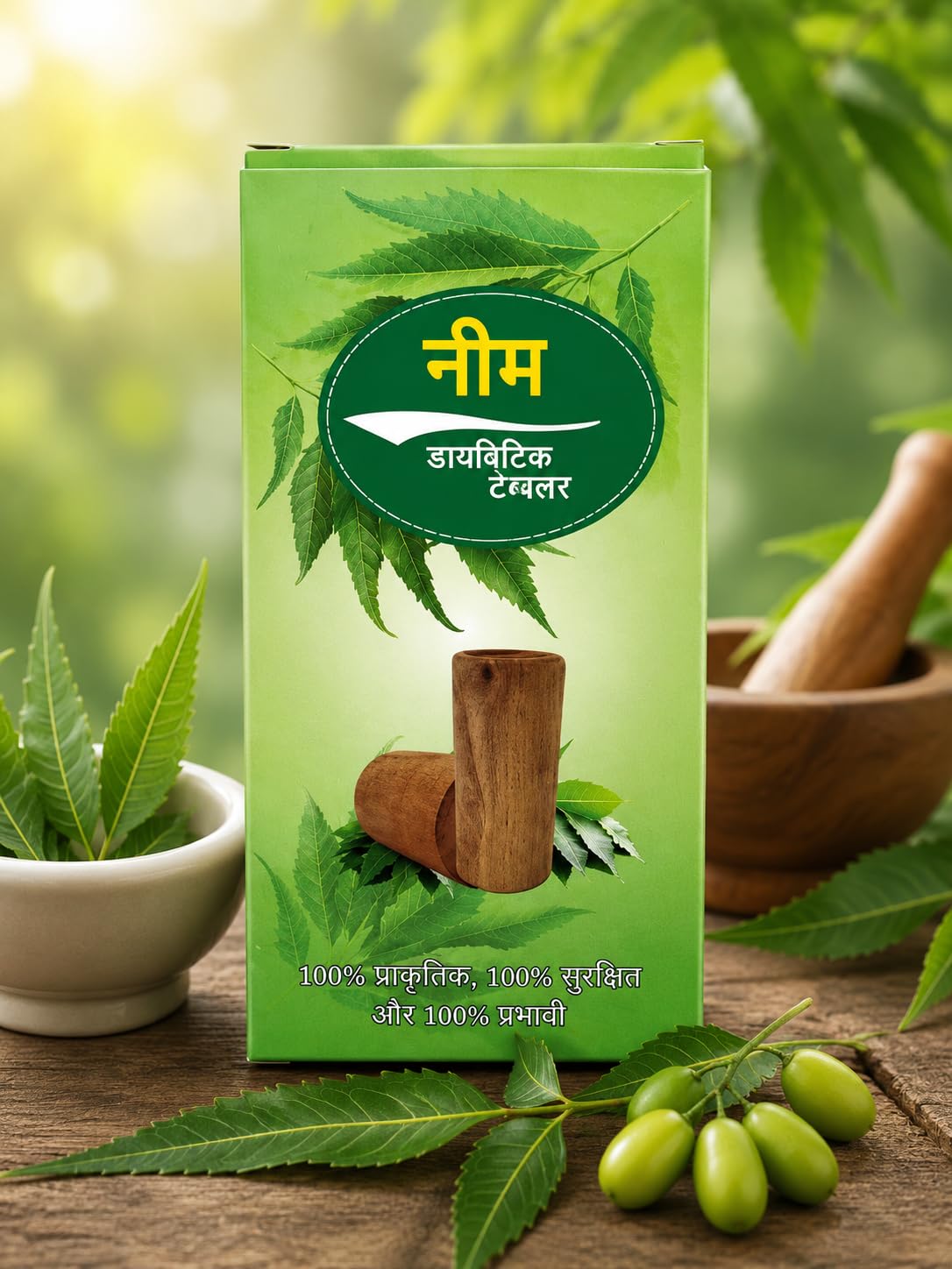 Neem Wooden Diabetic Tumbler | Natural Neem Wood Drinking Glass | Handcrafted Ayurvedic Wooden Cup | Eco-Friendly Reusable Water Tumbler for Daily Wellness (Pack of 1)-picture-34
