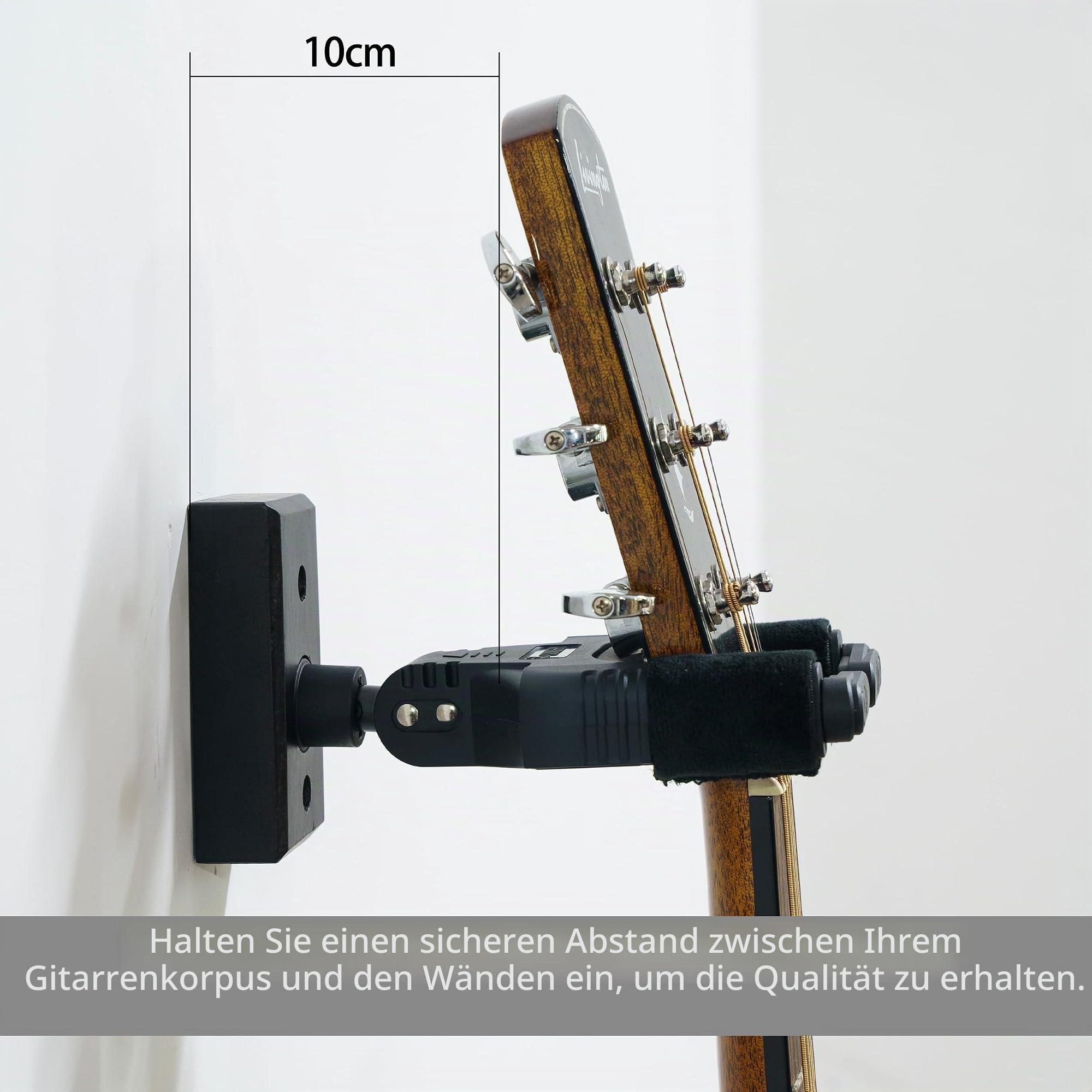 Sondery Gitarrenhalter für die Wand, Wandhalterung für Western Gitarre Akustik Klassik E-gitarre, 2 stück