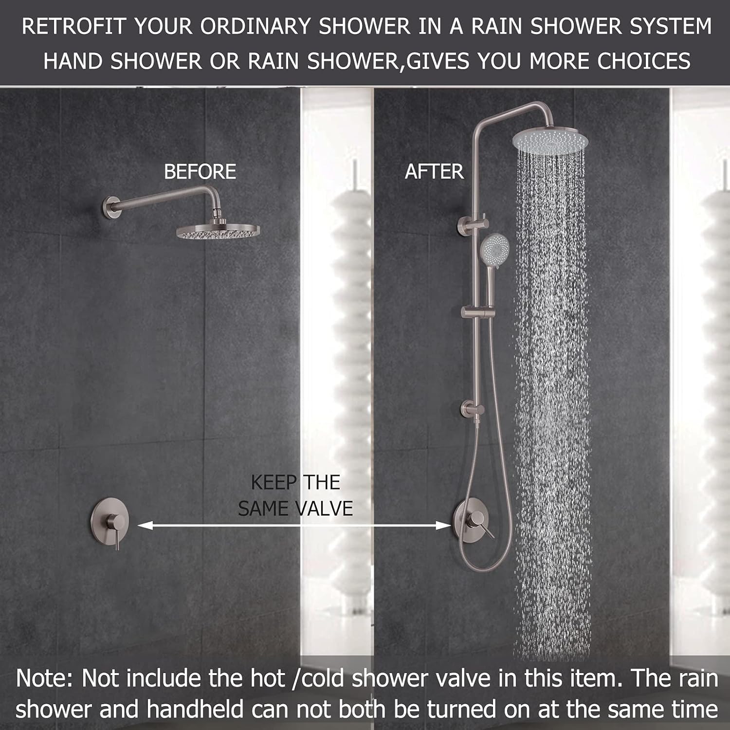 Best Cyber Monday 🔥 HAOXIN Shower Systems with Rain Shower and Adjustable Handheld Shower,Bathroom Retrofit Shower Set Fixtures,Oil Rubbed Bronze,J450-ORB Tech Deals 🔥 HAOXIN Shower Systems with Rain Shower and Adjustable Handheld Shower,Bathroom Retrofit Shower Set Fixtures,Oil Rubbed Bronze,J450-ORB