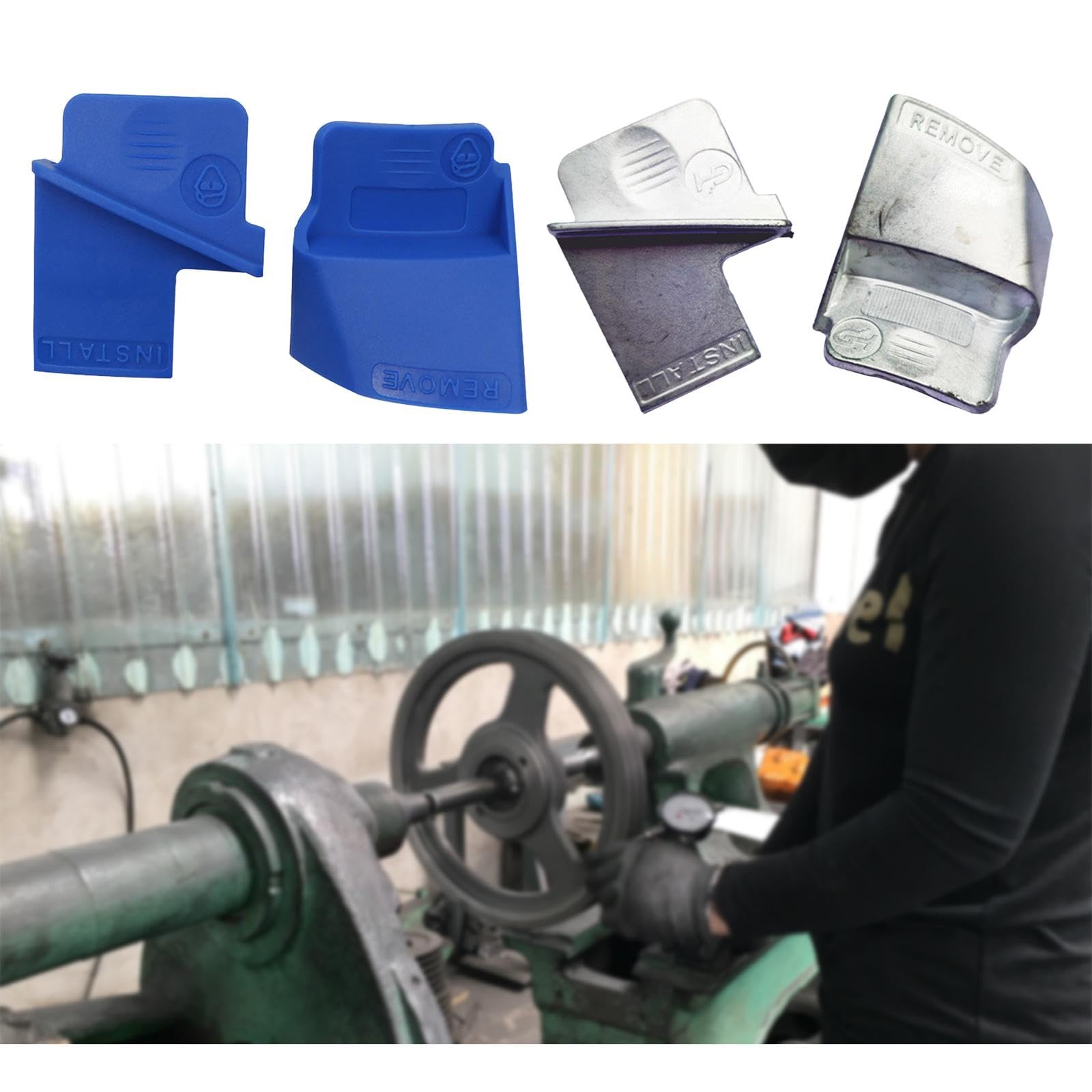 2x Stretch Belt Installation Removal Tool Pulley Installation Tool Universal PP Material|Universal Stretch Belt Remover Installer Tool Set for Automotive Engines, Ribbed Belt Installation-image-14