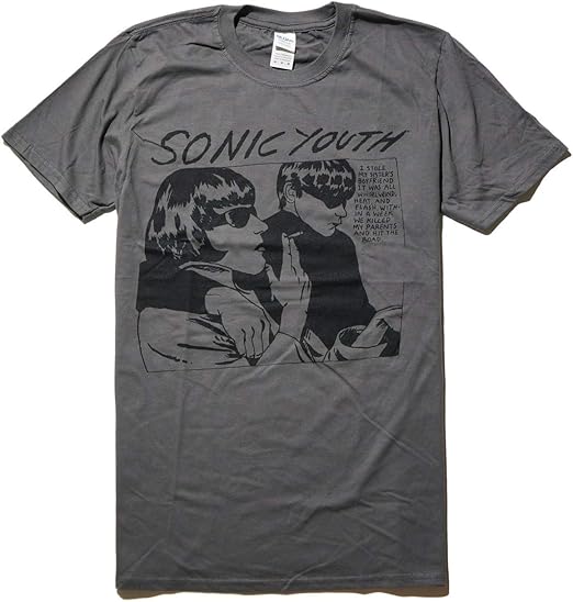 Sonic Youth グレー Tシャツ Lサイズ ソニック ユースSonic Youth 音楽Tシャツ ロックTシャツ バンドT