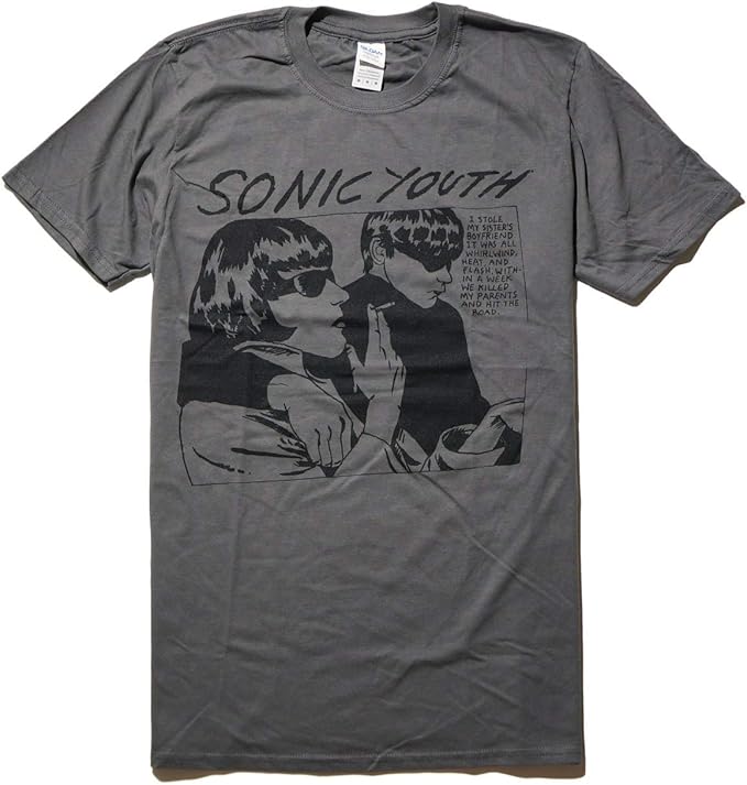 Sonic Youth グレー Tシャツ Lサイズ sonic youth ソニックユース 音楽Tシャツ ロックTシャツ バンドT