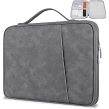 Laptop Case 15 inch, 15 inch Laptop Sleeve for 15 inch MacBook Air M5 A3448 2026, M4 A3241 2025, M3 A3114, M2 A2941 2024-2023, 15 inch MacBook Pro A1990 A1707, Computer Bag with Pocket, Gray