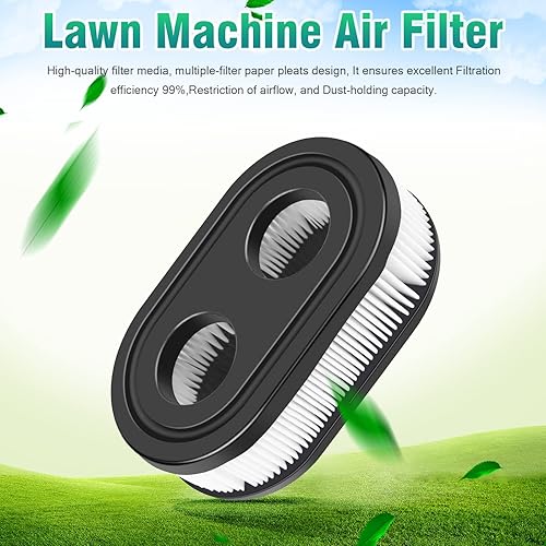 Miniatura 5 de ARyee 593260 798452 Filtro de aire para cortacésped, filtros de repuesto para filtro de aire para 4247 5432 5432K 09P00 09P702 550E 500EX 550EX 625