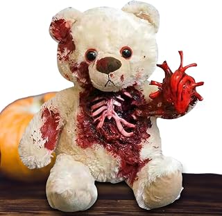pelúcia Halloween - Horror Bear | pelúcia sangrento dia das bruxas, ornamento artesanato decoração ursinho pelúcia terror dia das bruxas