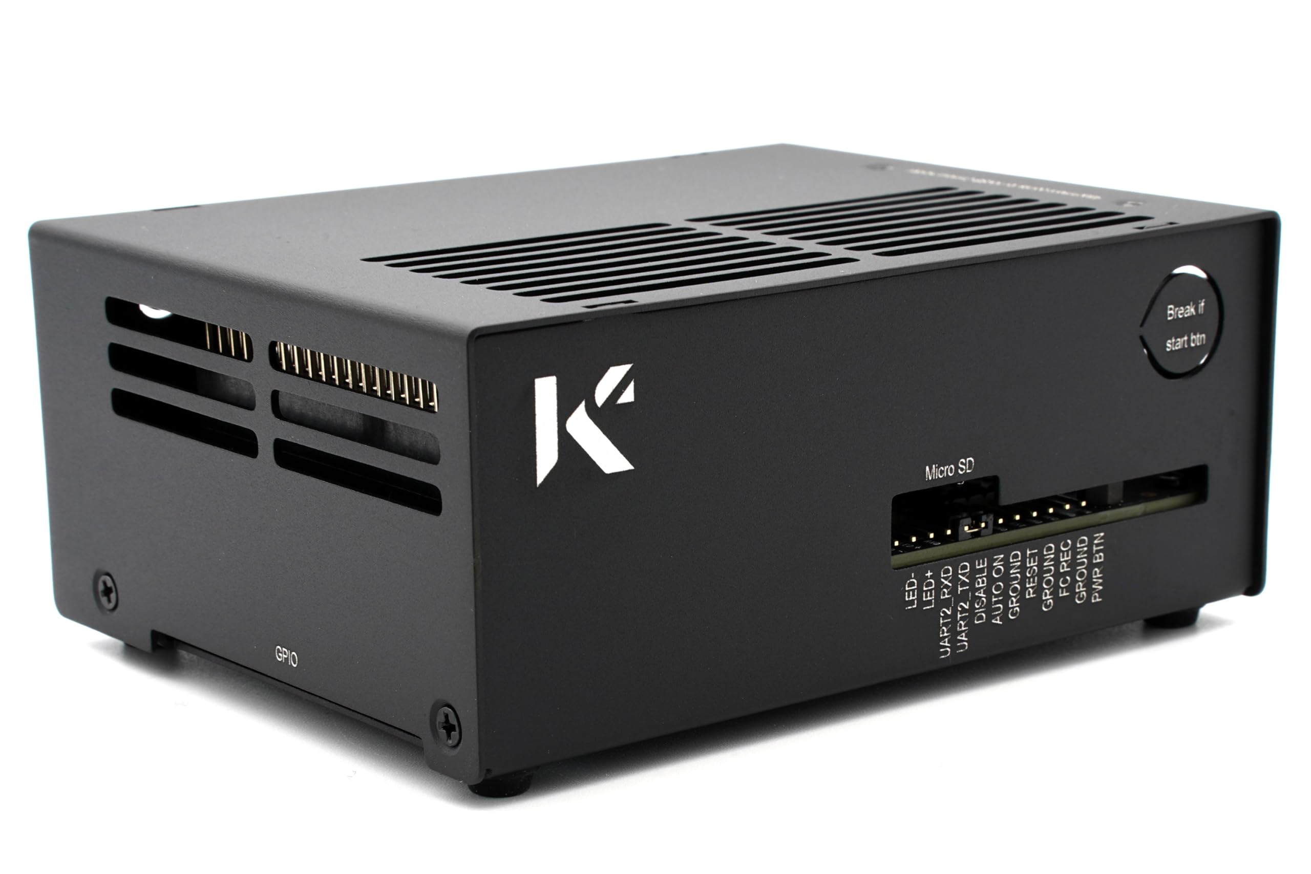 KKSB Jetson Orin Nano Super Developer Kit Case - Boîtier aluminium ventilation support VESA