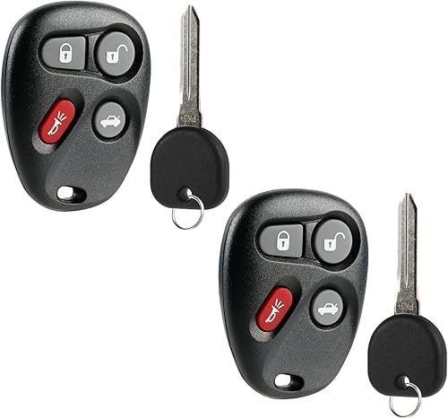 Control remoto de entrada sin llave para Cadillac CTS 2003-2007 + llave PK3 (12223130-50), juego de 2