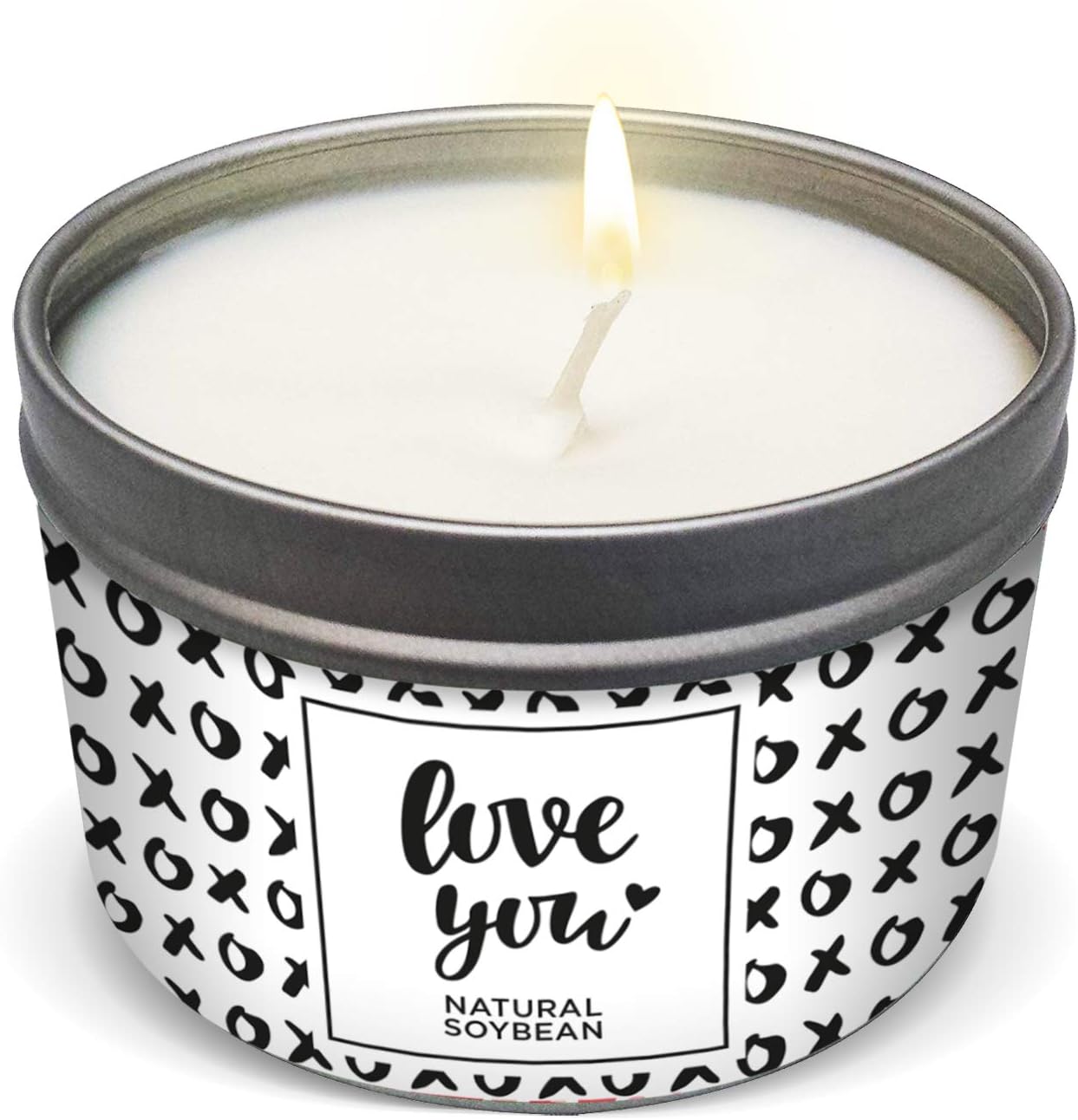 Magnificent 101 Long Lasting Love You Aromatherapy Candle | 6 Oz - 35 Hour Burn | All Natural Soy Wax Candle with Vanilla, Lavender, Rose, Jasmine & Lilac for Romance, Purification & Manifestation