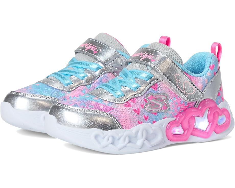 SKECHERS KIDS Infinite Heart Lights - Heart Jewels 303261n (toddler) - Pair View