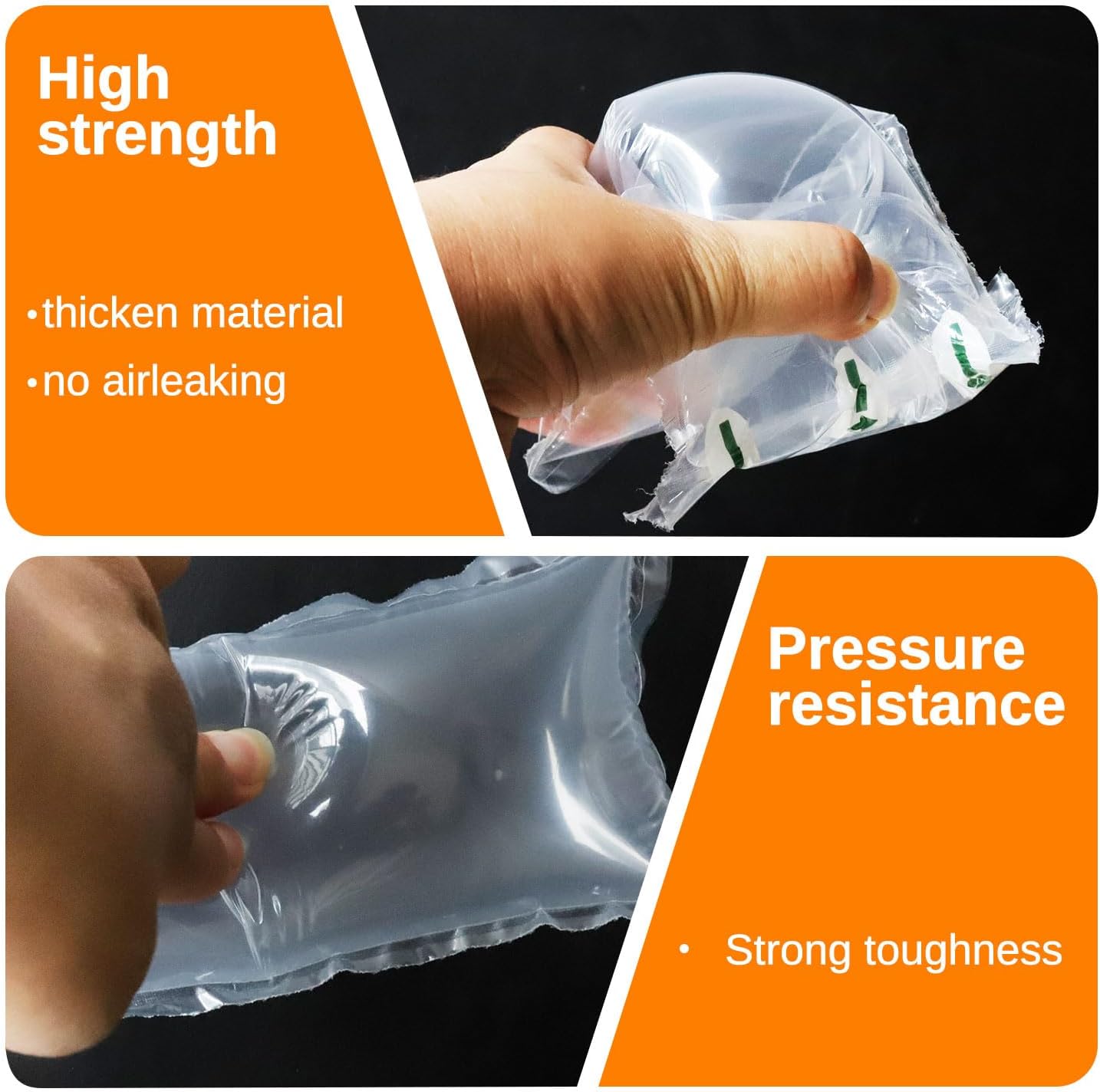 400 Count Air Pillows for Shipping with Pump - Inflatable Air Pillow Packaging for Boxes, 3.54" x 7.87" Shipping Supplies, Packing Materials Alternative to Bubble Wrap/Packing Peanuts