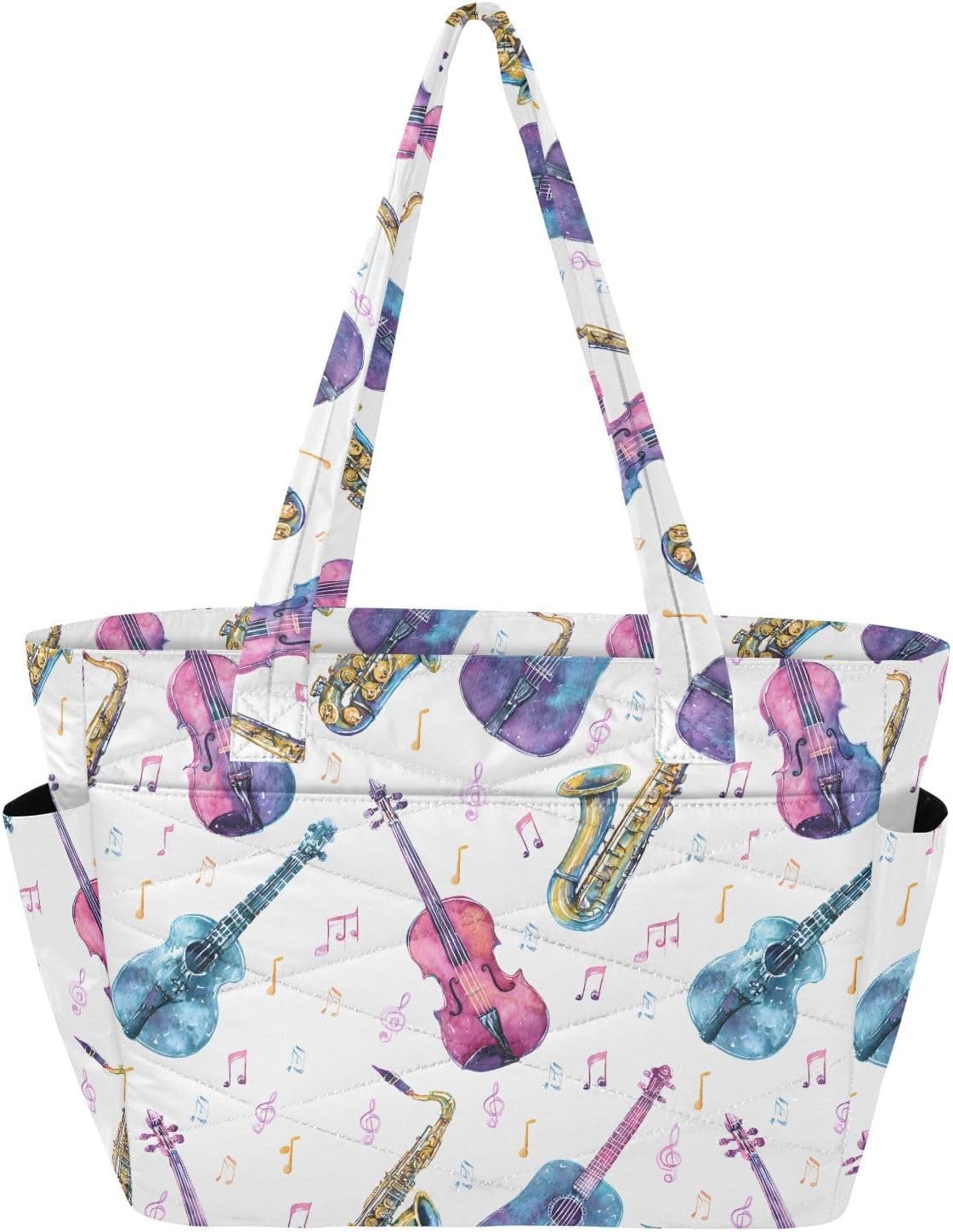 Tote Bag for Women Lightweight Shoulder Bag with Compartments for Travel Work