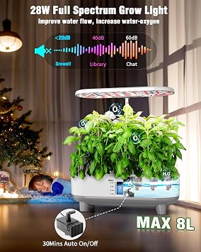 Growell 17 Pods & 16 Pods Hydroponics Growing System Kit