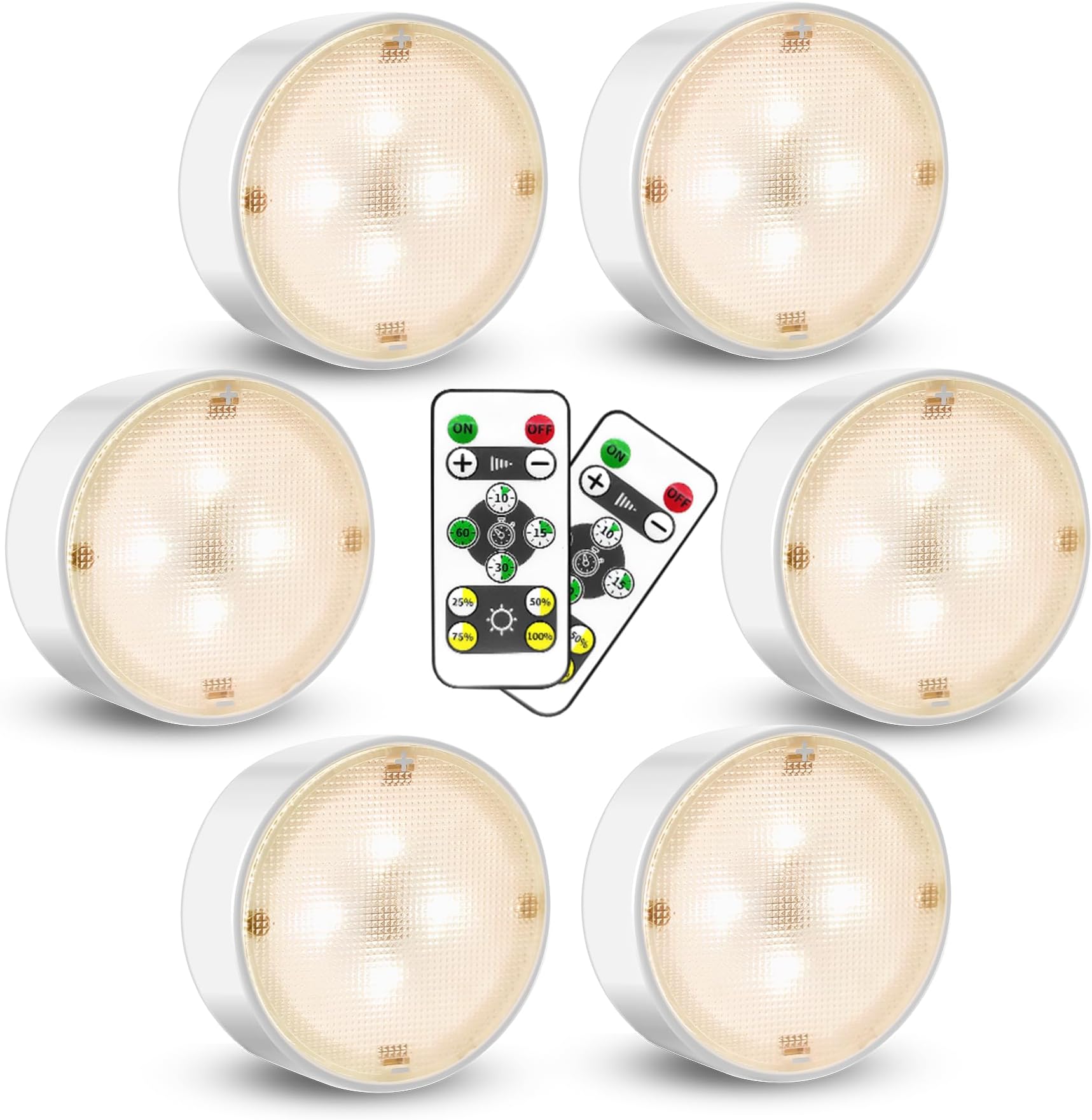 Puck Lights with Remote