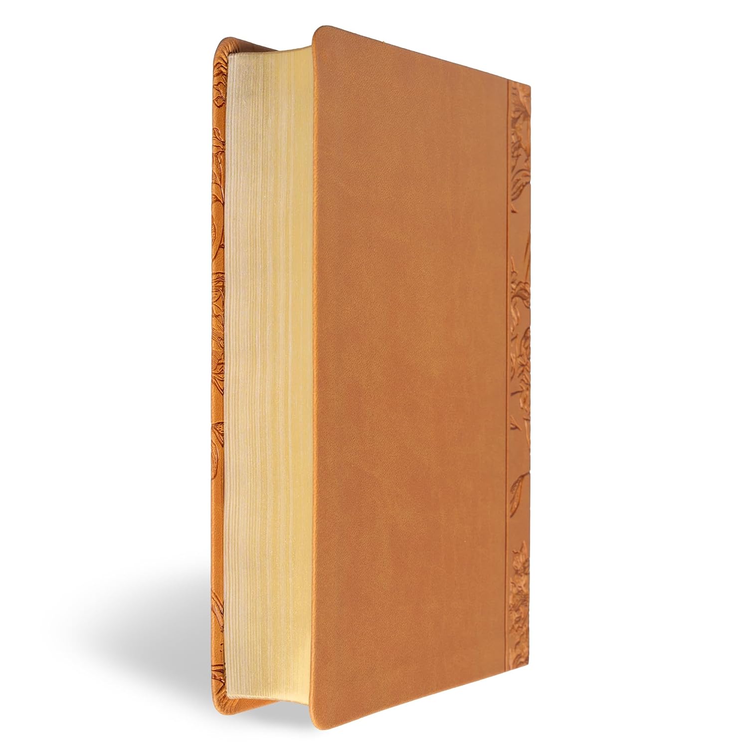CSB Large Print Personal Size Reference Bible, Optimal Type, Digital Study Edition, Brown Floral LeatherTouch, Red Letter, Presentation Page, Robust Cross-Reference System, Full-Color Maps