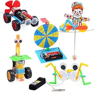 Juego de Experimentos para Niños 6-14 Años, Stem Juguetes Kit de Ciencias, Circuito Electrico para Niños Kit, Construcción Electricidad Juegos Educativos, Kit Eléctrico Física Regalo Chico