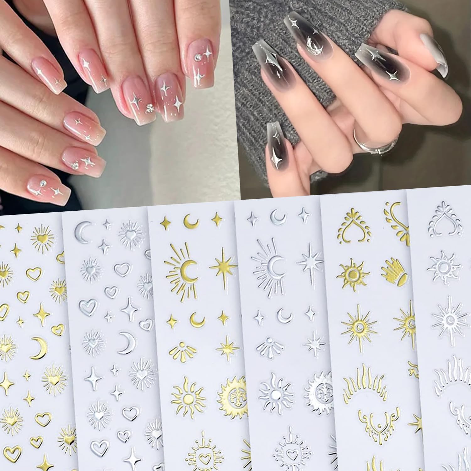 Valentine's Day Nail Stickers DIY Water Transfer Nail