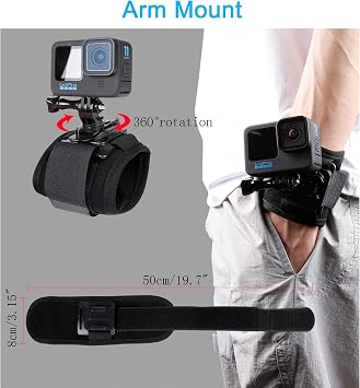 PellKing Accessories Set for GoPro Hero 13/12/11/10/9/8/7/6/5/Mission 1 Pro