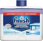 Nettoyant pour lave-vaisselle Finish, bouteille de 8,45 fl oz, action double pour lutter contre la graisse et le calcaire (paquet de 4)