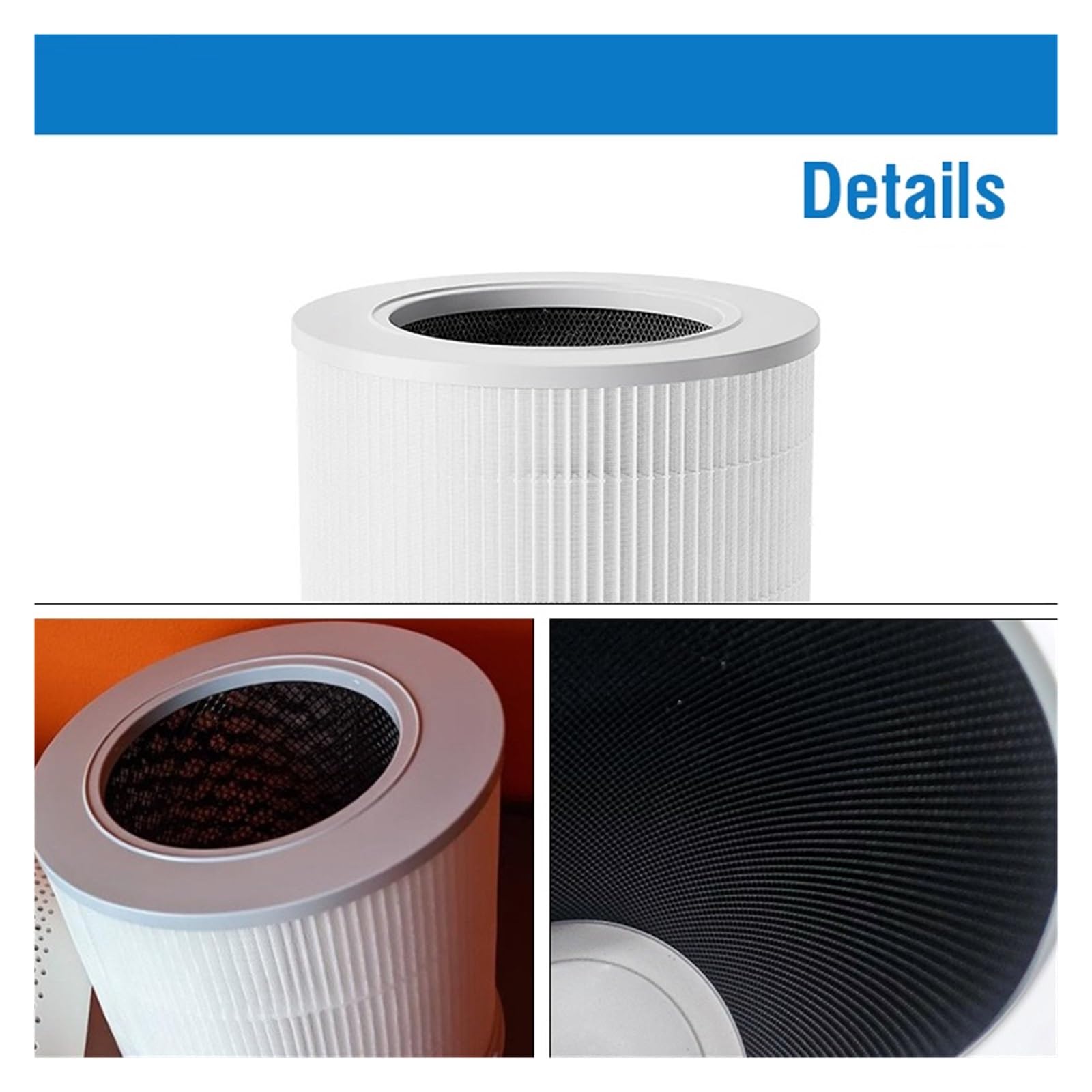 Filtro Hepa 4 Compact, Compatibile Con Xiaomi, Filtro Al Carbone 4 Compact Smart Air Purifier 4 Compact Filter Parti Di Ricambio For Filtro Purificatore D'aria.(Purple)