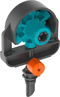 Gardena Micro-Drip-System 6-Flächen-Sprühdüse: Zur Einstellung von 6 verschiedenen Sprühbildern, regulierbare Sprühreichweite, 2 Stück (13324-20), Modern, Multicolor