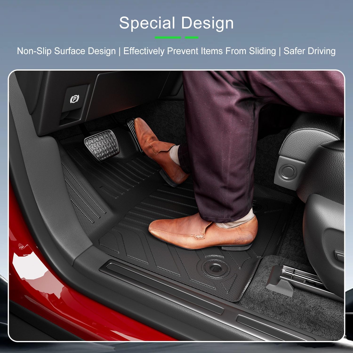 xipoqix 5 Seats Floor Mats Cargo Mat Backrest Mat Compatible with 2024 2025 2026 Toyota Land Cruiser/Lexus GX550 Overtrail Replacement for Land Cruiser Accessories (Trunk Mat+Backrest Mats+Floor Mats)