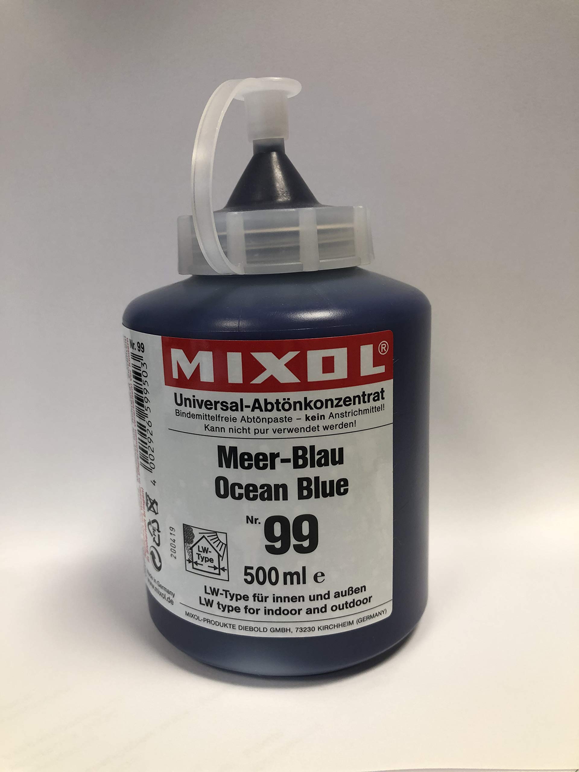 Mixol universel bleu B/99 pour ajuster la teinte des laques auto
