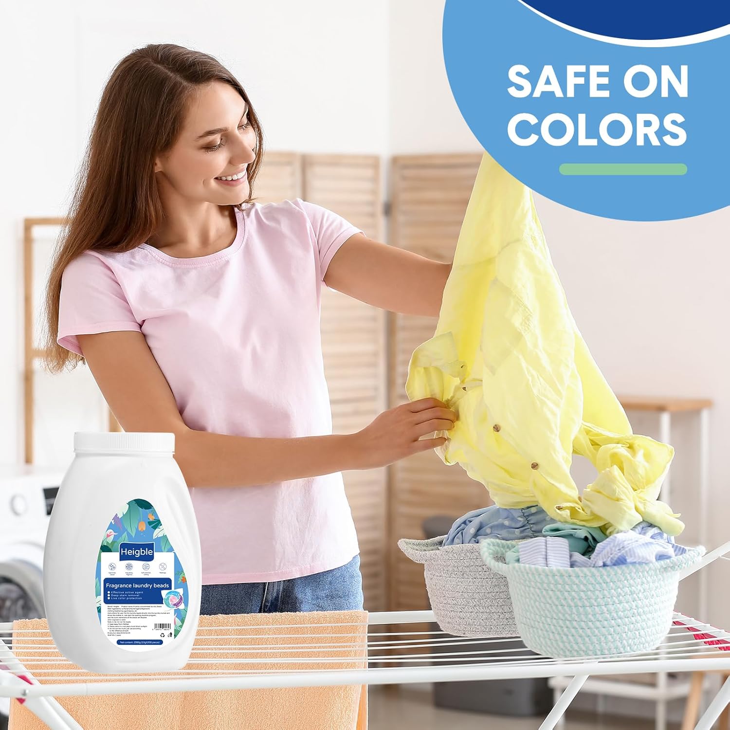 200 Count Laundry Detergent Pods Bulk 4 in 1 Washing Machine Detergent Pods Ultra Concentrated Tackles Tough Odors, Fruity Aroma - Image 7