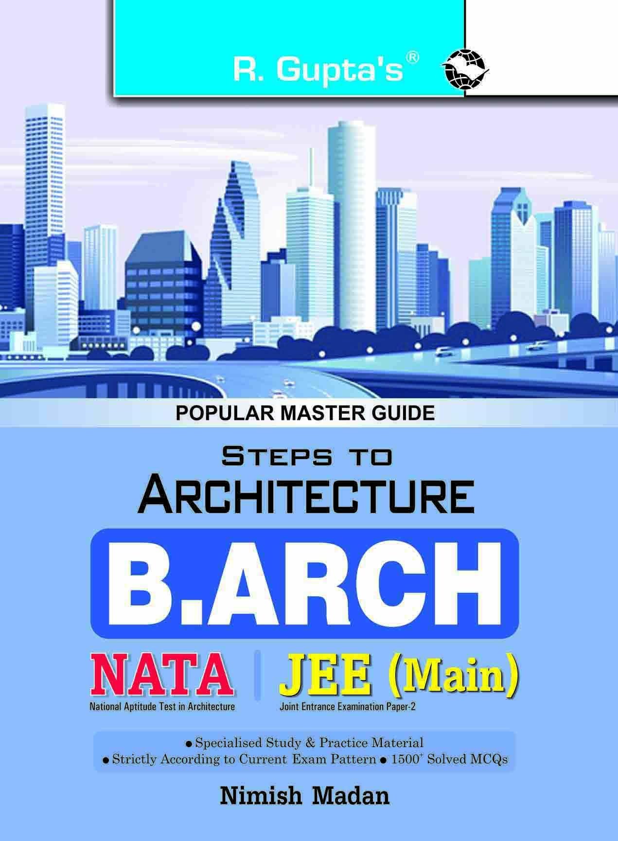 Steps to Architecture (NATA) B. Arch Entrance Exam Guide Paperback โ 1 January 2016
