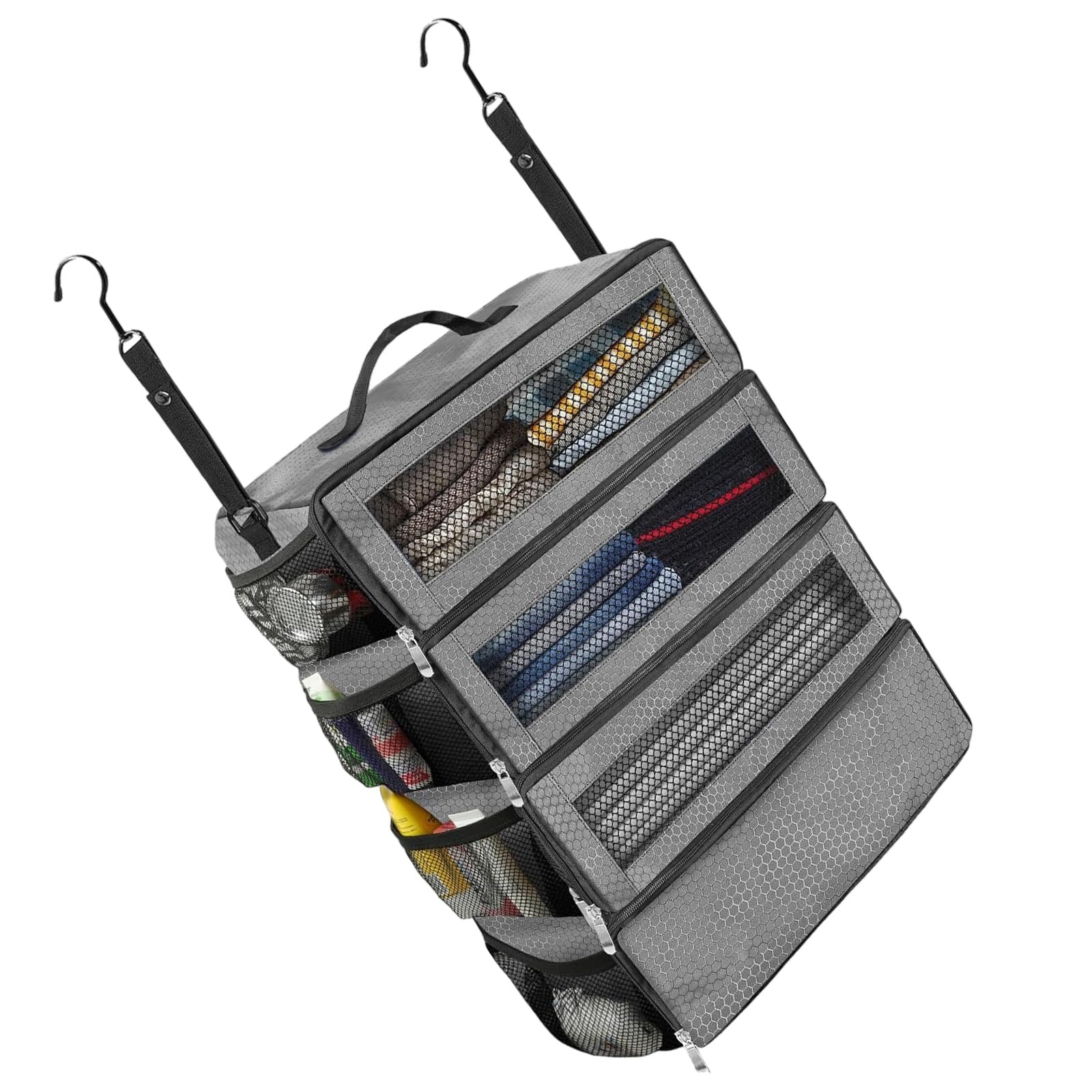 Hredyqw Foldable Travel Clothes Storage Bag Unique Foldable Clothing Storage Bag With Multiple Sections For Neat