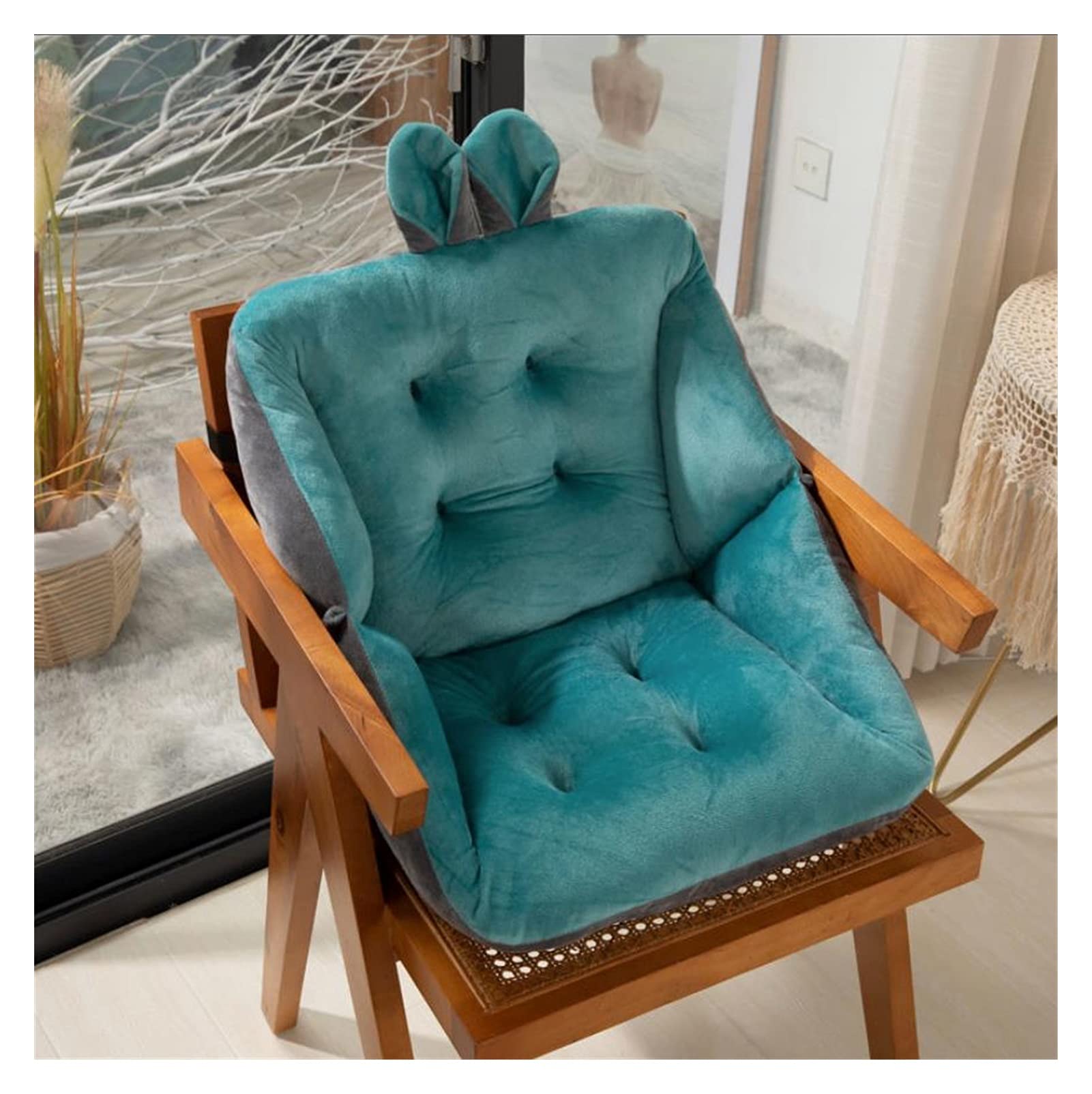 Cuscino di supporto for lo schienale, cuscino for sedia, cuscino for sedile, cuscino for la lettura, cuscino for sedile semichiuso a un sedile Cuscino for sedile semi-chiuso morbido moderno in tinta u