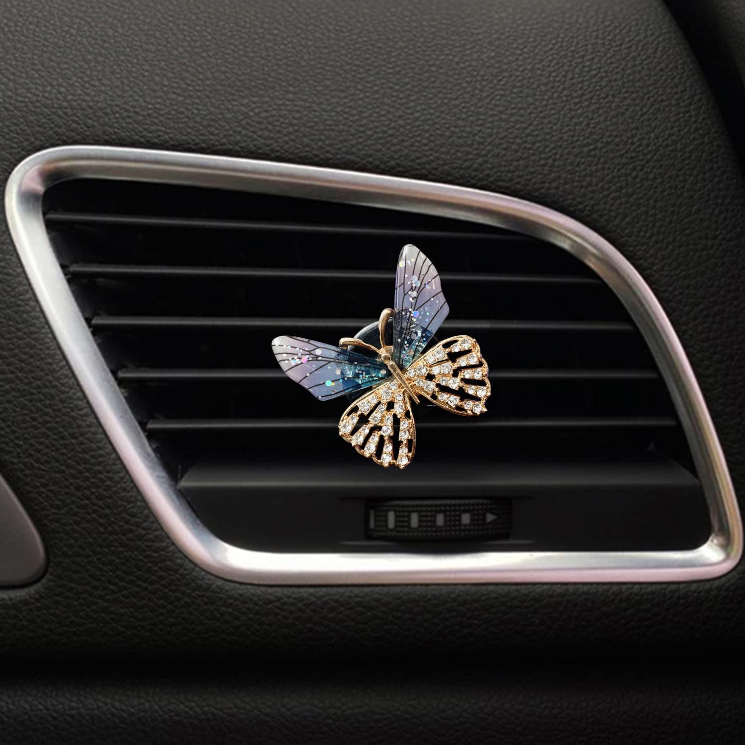 Auto-Lüftungsschlitz-Clip, 3 Stück, Biene, Schmetterling, Libelle, Auto-Lufterfrischer, Lüftungsclips, Auto-Aromatherapie, Diffusor, Lüftungsclip, Auto-Dekoration, Innendekoration, Autozubehör für