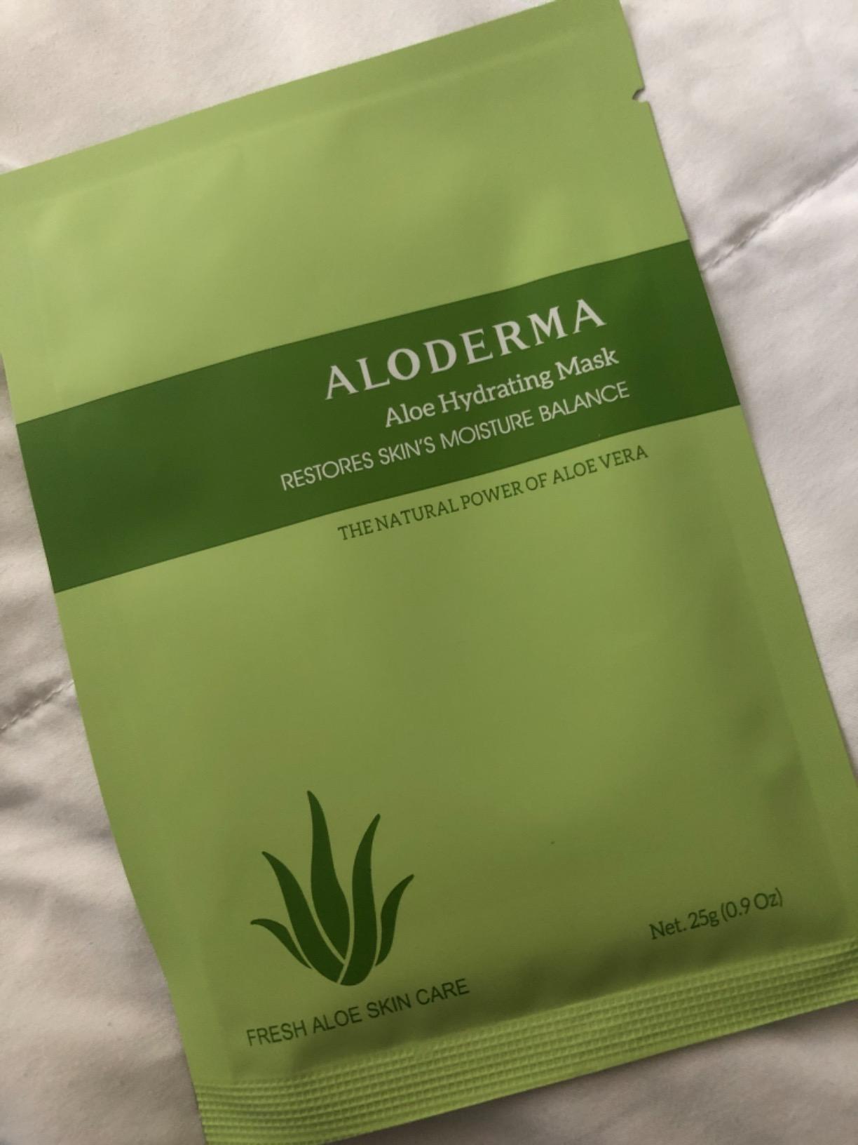 Aloderma Firming Sheet Masks with 89% Organic Aloe Vera 5 pcs - Formulated for Age-Defying Results with Hyaluronic Acid & Arginine, Intense Hydration & Nourishment for Plump, Supple, Rejuvenated Skin