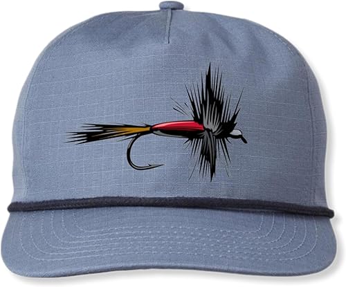 Miniatura 2 de ThatsRad Out for Trout Snapback Sombrero Pesca Pescador Trucker Garage 80's Pinstripe Ninfa Capitán Mack,Americanfly,Falsa,Boston,Clase de 82,Clase