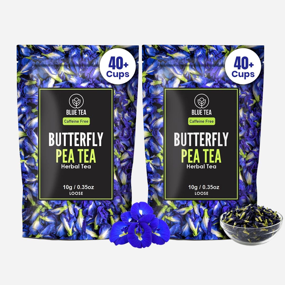 Amazon.com : BLUE TEA - Butterfly Pea Flower Tea - 0.35 Oz - Pack