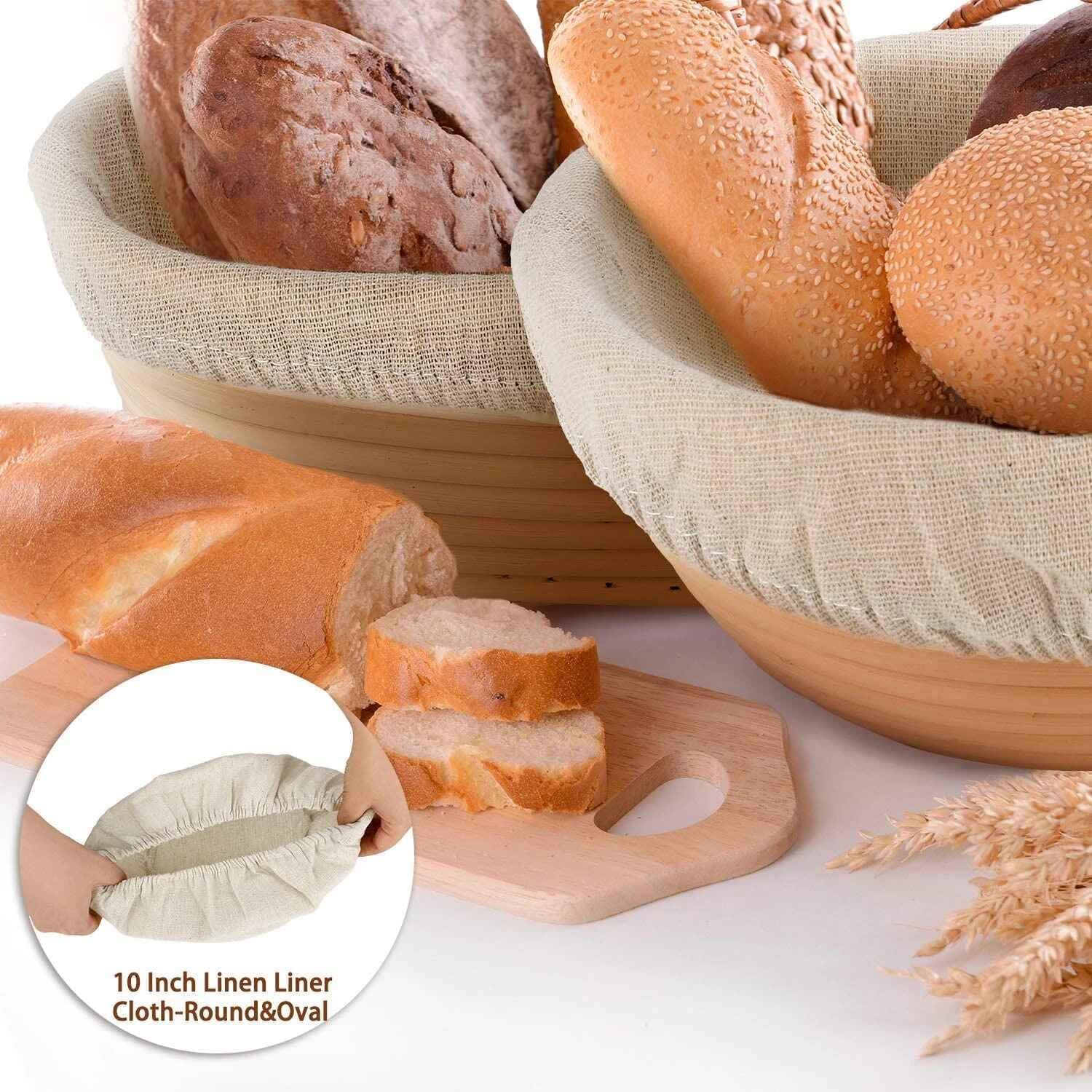 2PCS Bowl Covers for Bread Proofing, Round, 10X3.1inch