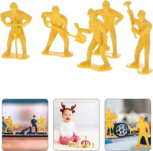 Miniatura 3 de EXCEART Juego de letreros de calle de juguete de pequeño ingeniero, juego de señales, modelo de construcción, juguete de construcción, juego de