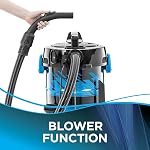 BISSELL PowerClean Wet Dry Shop Vacuum Cleaner, 11 Amp, Garage Vac with Combination Floor Tool, Wet Floor Tool, Crevice Tool and Dusting Brush, 2035E